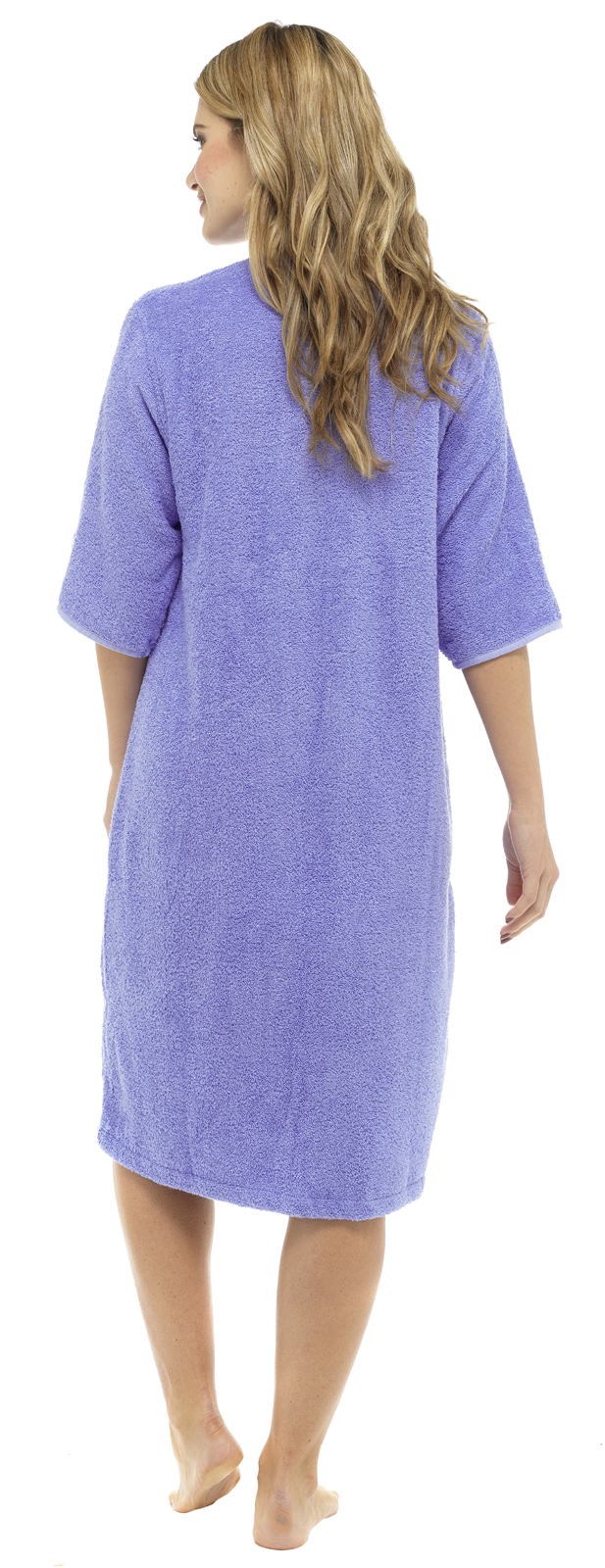 ladies towelling beach robe